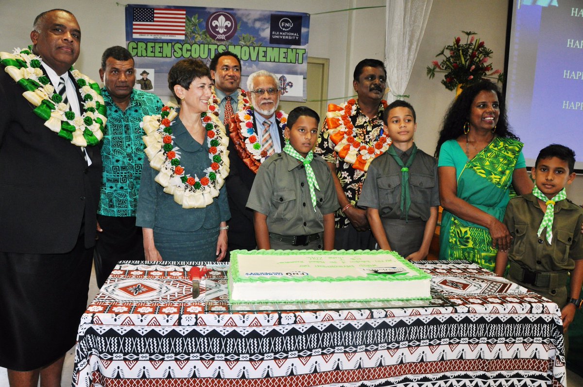 PereraAjantha's tweet photo. Established Green Scouts Movement in Fiji https://t.co/1kQ4S4Ucsp