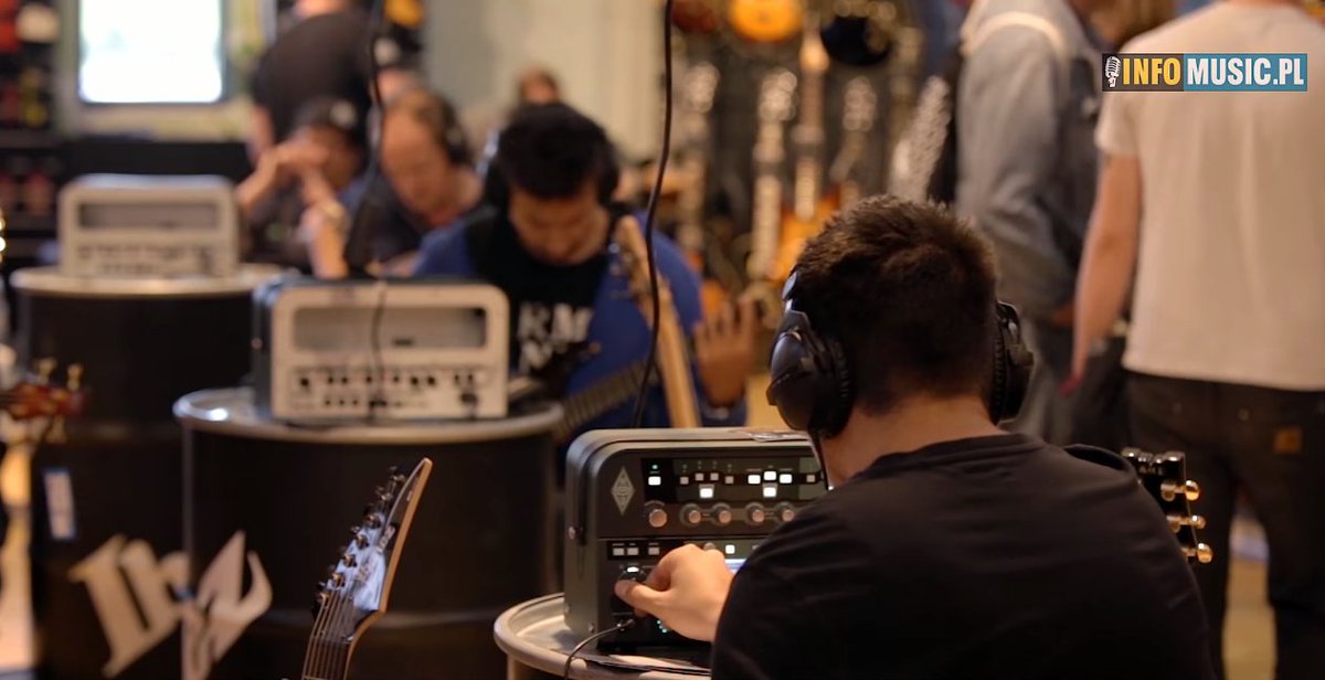 Kemper_Amps's tweet photo. still from @InfoMusic_PL video about the @ibanezofficial guitar festival #ProfilerSpotting https://t.co/VllRP6DvUp https://t.co/pQG6vUM6CZ