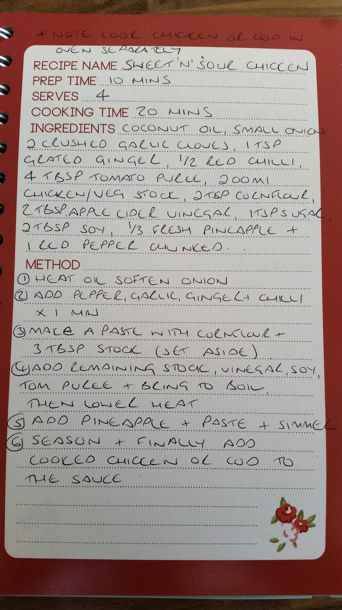 claremskitchen's tweet photo. Seriously Sweet and Sour Chicken or Cod.  AggiesPantry Winner #healthytreat try it out @thebodycoach it's banging! https://t.co/QLCtaRQLXI