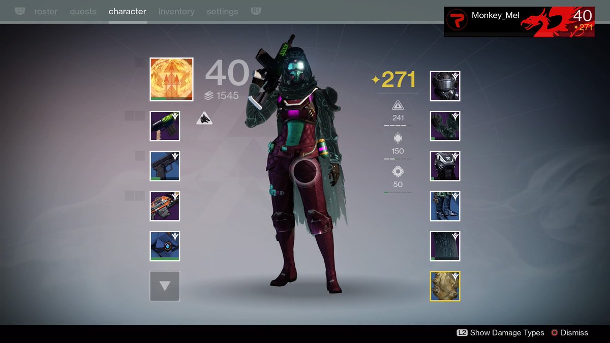 Monkey_Mel's tweet image. #Destiny #levelcap #hunter #guardian #gamergirl