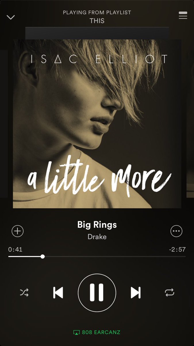 IsacElliot's tweet photo. Go listen to my new song Big Rings ;) https://t.co/9BMPS91Blx