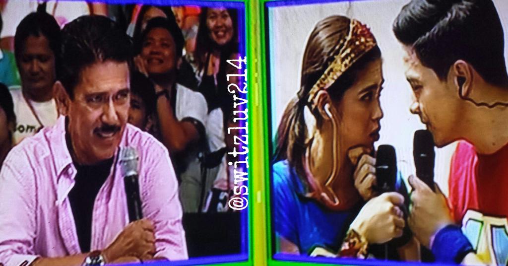 switzluv214's tweet image. Pati si Tito Sen @sotto_tito kinikilig sa dalawa...

Kilig overload brought to you by
#ALDUBSuperMA