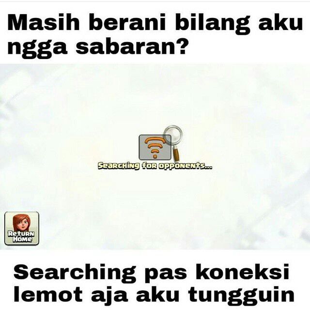 tripleK31's tweet photo. Gamer COC emang tipe setia sabaran.. https://t.co/R0WCXisZeK