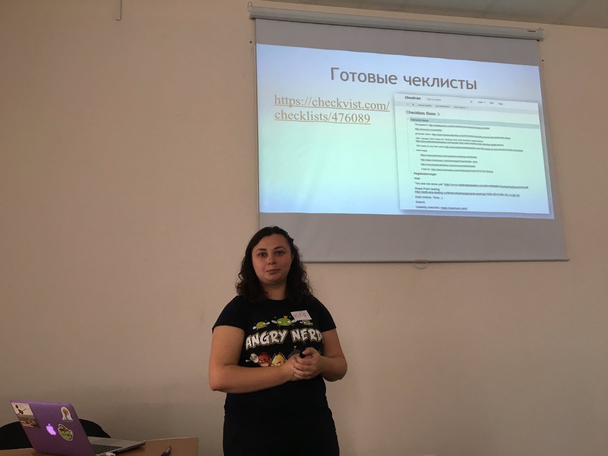 AgileArtem's tweet photo. Инструменты для тестирования от Юлии Атлыгиной #itgm8 https://t.co/UWzWnVIw1B