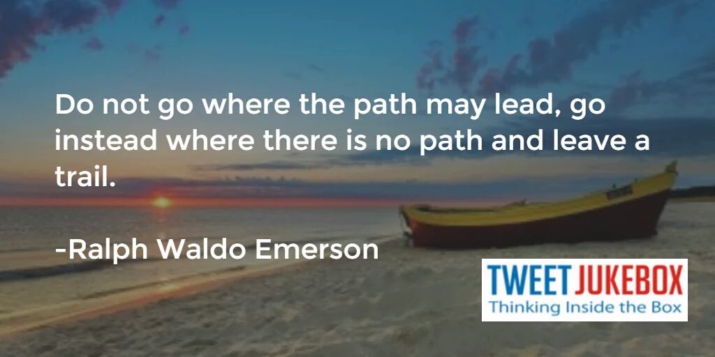 Leave a positive mark on this world...