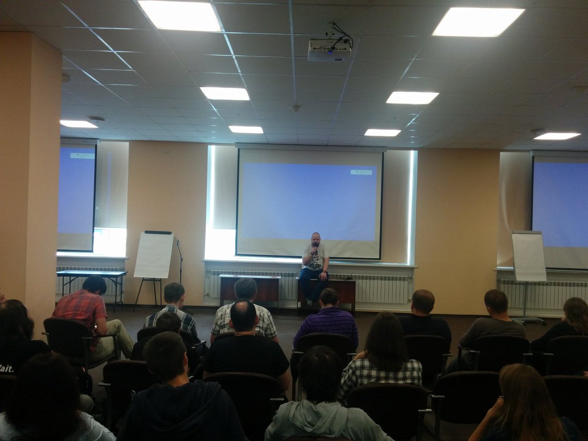 niquola's tweet photo. #itgm8 отец российской демократии! https://t.co/XlwaEQU1t0