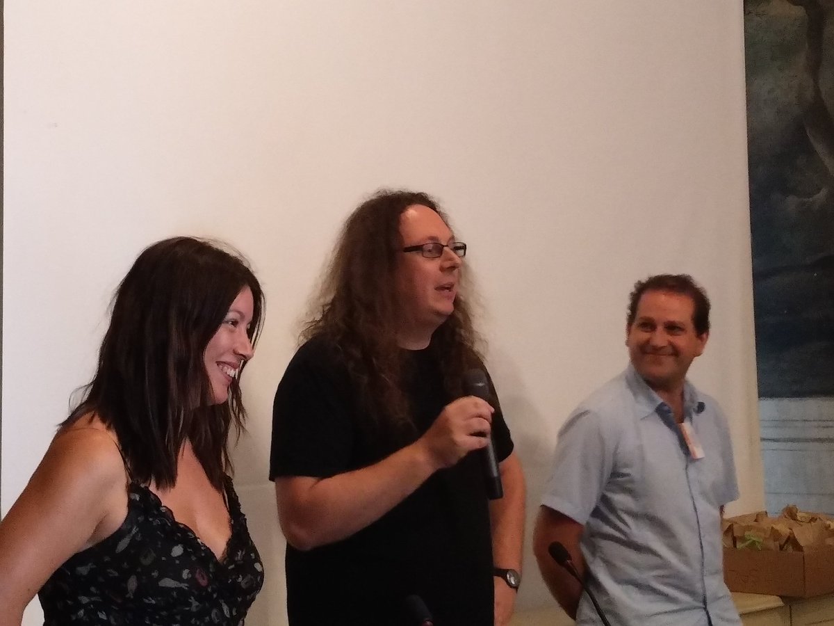 AnLiGentile's tweet photo. Time of #goodbyes at #sssw2016 @mdaquin is getting emotional ...and now @vpresutti too! Surely @ocorcho as well https://t.co/LfB5BTISkd