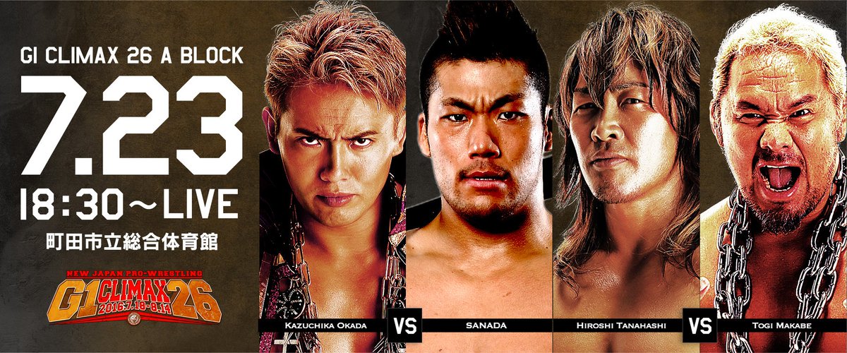 njpwworld's tweet photo. 【G1配信中！】
後半戦はAブロック公式戦5試合！
町田市立体育館からLIVE中継！
 ▶︎https://t.co/Zgzc4WOjY1 
#njpw #njpwworld #g126 https://t.co/KyGnAQUvcv