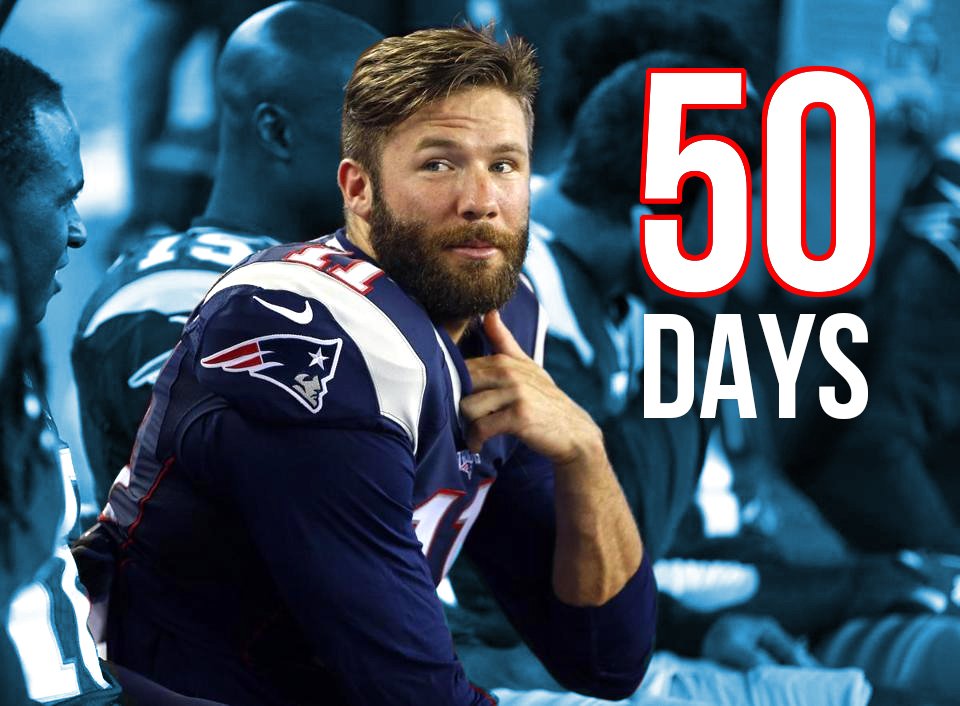 Edelman11's tweet photo. who else is ready for some football? #50Days #OnTo16 https://t.co/DVQxTUjmF7