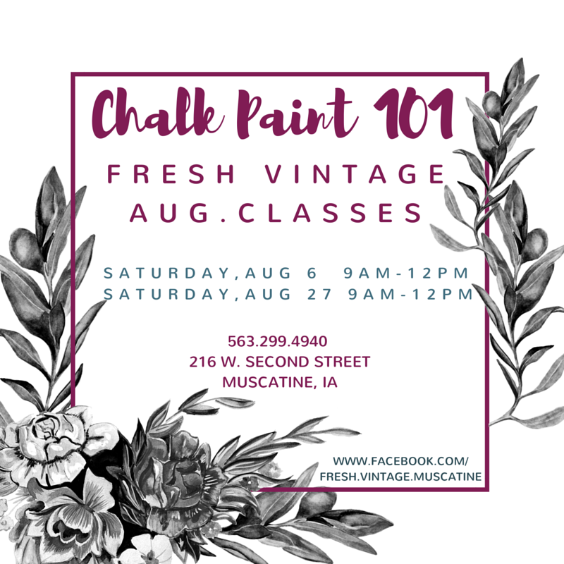 We will create 4 finishes, you will learn about wax application, brush strokes, and caring for your furniture!