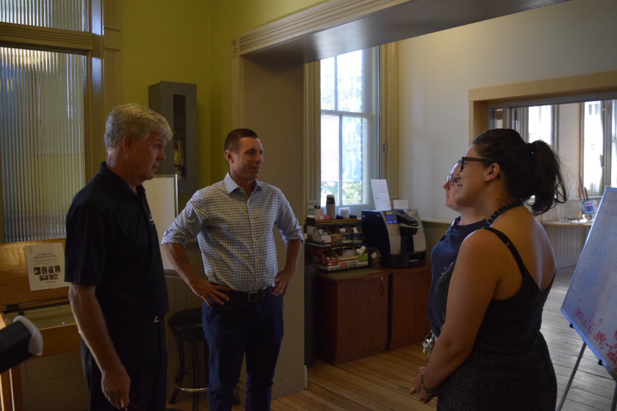patrickbrownont's tweet photo. Toured the Aurora Cultural Centre with Mayor Dawe. This heritage building is a centre for local arts/culture #onpoli https://t.co/Pyti7jewSv