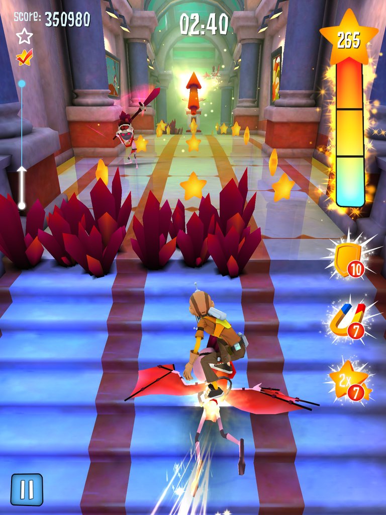 Riding on your enemy and breaking through obstacles in <a href="/StarChasersGame/">Star Chasers</a> #madewithunity #screenshotsaturday #indiedev