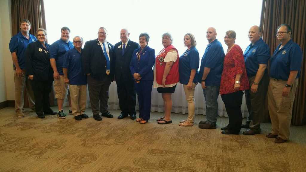 uplclions's tweet photo. Having a great time with @lionsclubs President Corlew and all of our guests! #weserve #lions100 #LionsClubs https://t.co/H3Jty1TpnU