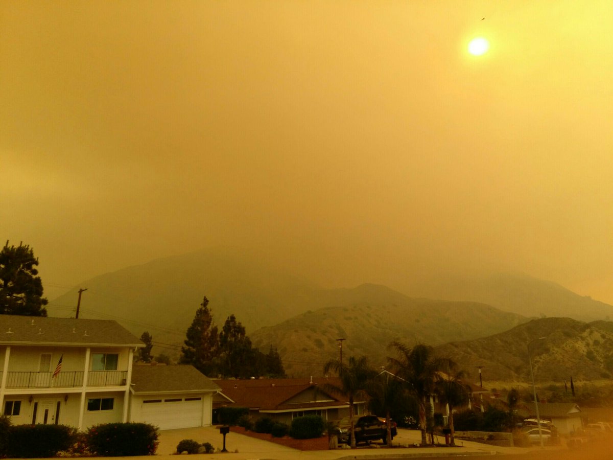 #SandFire Welcome to sunny LA Saturday morning