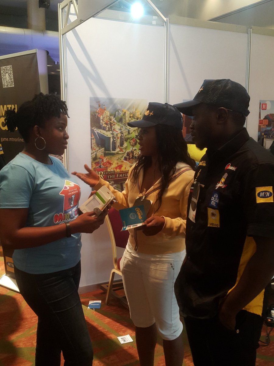 gameplus_ng's tweet photo. @Sisiieko at the MTNGame + booth at #MTNTechPlus2016 . https://t.co/Vj5cMAbbJb