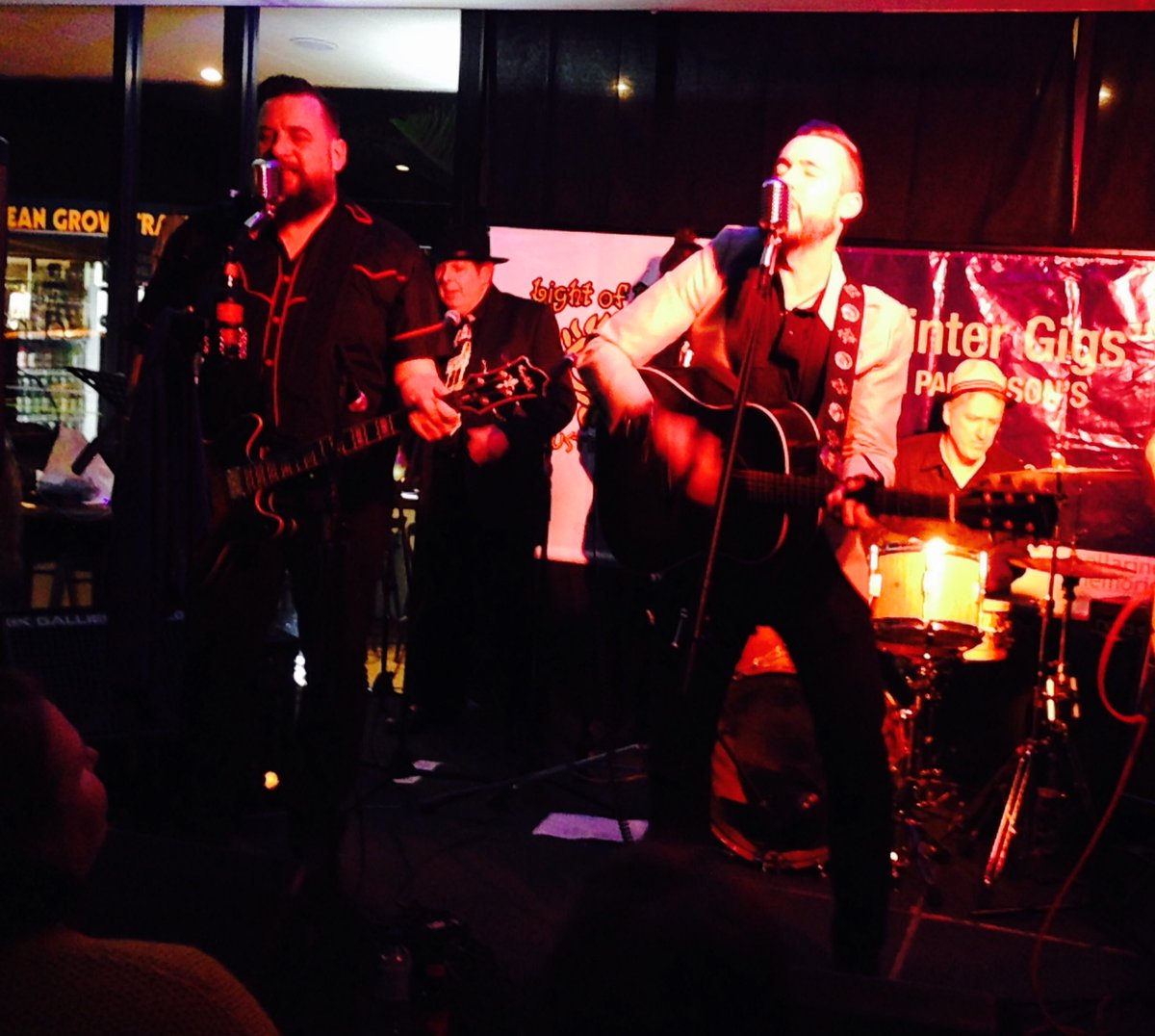 The boys hit the stage at <a href="/LightOfDayAus/">LightOfDayAustralia</a>. <a href="/DWMidnight/">Dave Wright</a> <a href="/Timcav/">Non-Fungible Tim</a> #fuckparkinsons #dwme