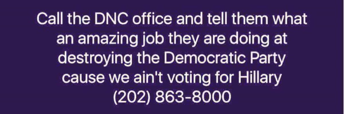Jedi4Revolution's tweet photo. #DNCleak #DemsInPhilly #BernieOrBust #bernieor https://t.co/PbzUhimVhi