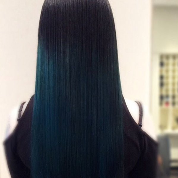 Ocean blue colour melt by our #BrooksHair team. So lush.. 😍