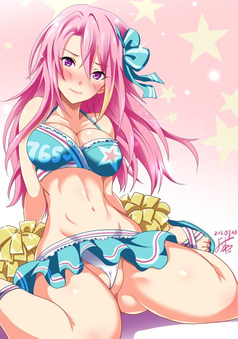 マイハマンの夏色☆チアガール!ヘタレな歩に可愛いセクシーなチア衣装を着させて褒めてテレさせたいです(o・∇・o) #舞浜歩生誕祭 