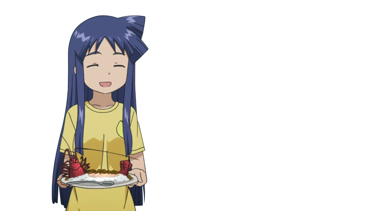 アニメ素材bot 侵略 イカ娘 5話 伊勢海老カレーを持つ相沢千鶴 素材 T Co Mljjrpon7p Twitter