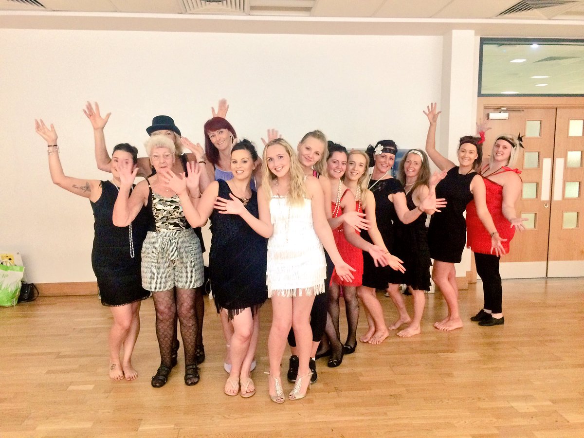 LiannaTCC's tweet photo. @CheerleadingCo @AlexiaMarina fab #Chicago #henparty for Becca in #Leeds today! Amazing costumes too! 💃 https://t.co/W5YRDHmo3L