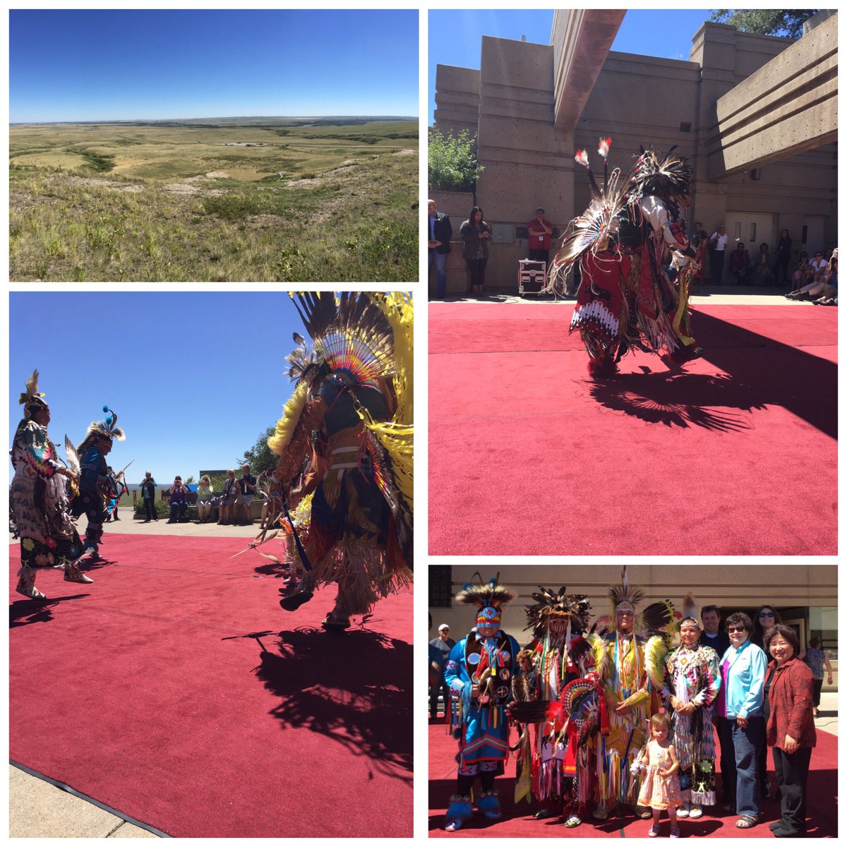 srmyers's tweet photo. Great experience @HSIBuffaloJump thanks to all the Piikani Nation &amp; @QuintonCrowshoe for being great hosts #PNWER16 https://t.co/wUAbviWjo0