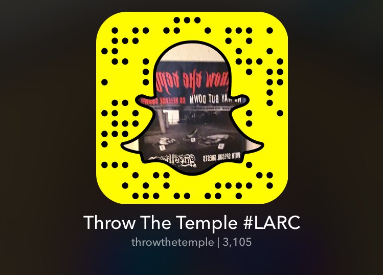 throwthetemple's tweet photo. Wanna follow us on the road? Follow us on #snapchat! #throwthetemple https://t.co/tYxhKqPvnl