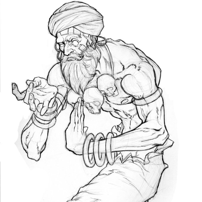 #DHALSIM #CVS2XSF5 #KINUNISHIMURA #KANDOKEN #SKETCH 