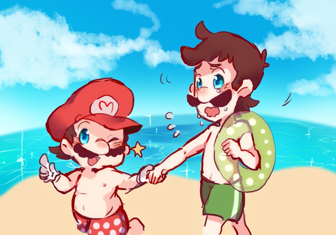 ルイージのtwitterイラスト検索結果 古い順
