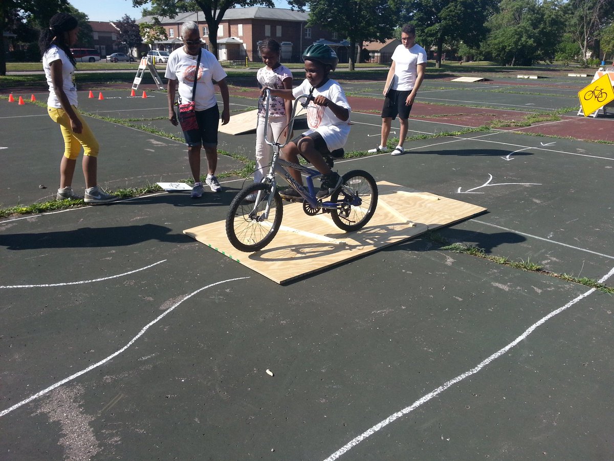Detroit Greenways on Twitter: "Bicycle obstacle course, safety training &  more at Chandler Park. Here until 2pm. #bikeDET… "