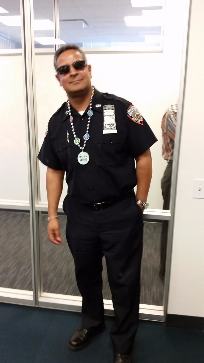 fjdoka's tweet photo. Congrats #nycboldest Officer Bobby Ortega on your retirement &amp; thank you for your dedicated service @CorrectionNYC!! https://t.co/zokMRg5rxK