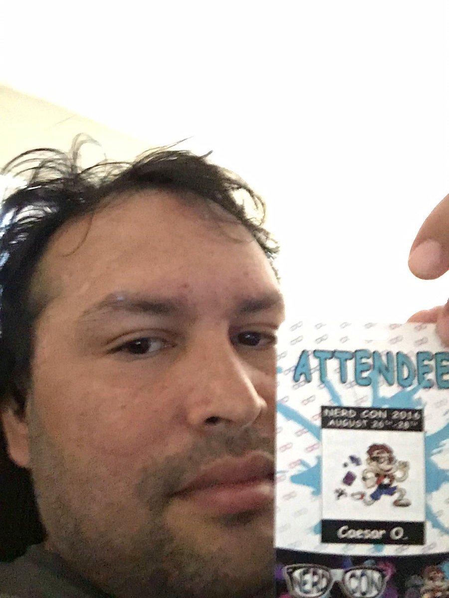 ManofSanDiego's tweet image. @NerdConLive #nerdcon #nerdcon2016 #nerdconbadgeselfiecontest