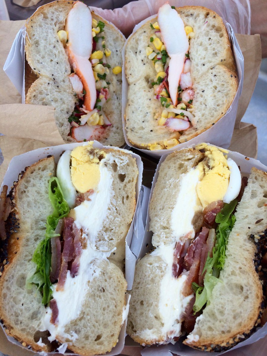 exodusbagels's tweet photo. This ish is poppin. Come grab yours. Lobster is almost gone but we got loads more grub. #comeandgetit #Batch145 https://t.co/ZiA0UE497D