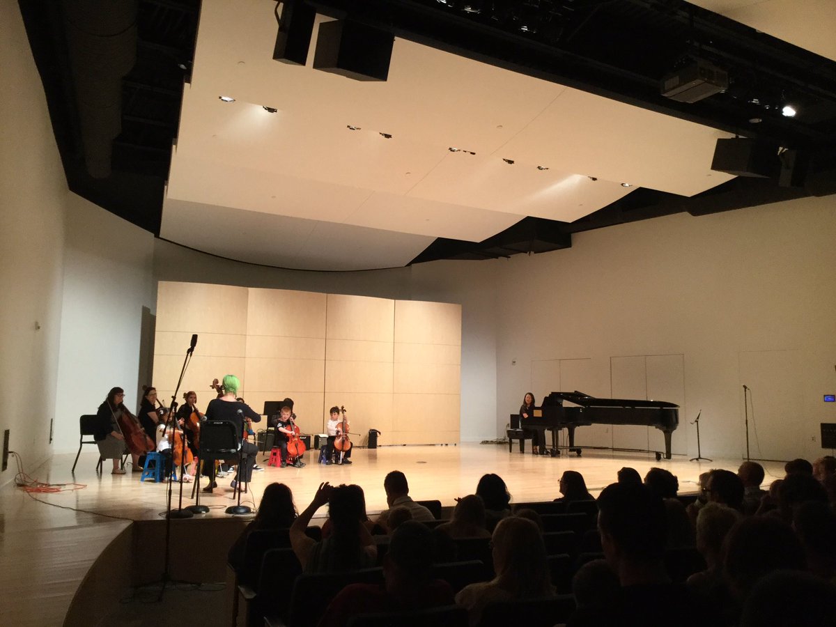OmaConservatory's tweet photo. Working up to a stage full of our youngest #OCMI2016 players... #Cello rep classes first! https://t.co/HGPPTiFhSh