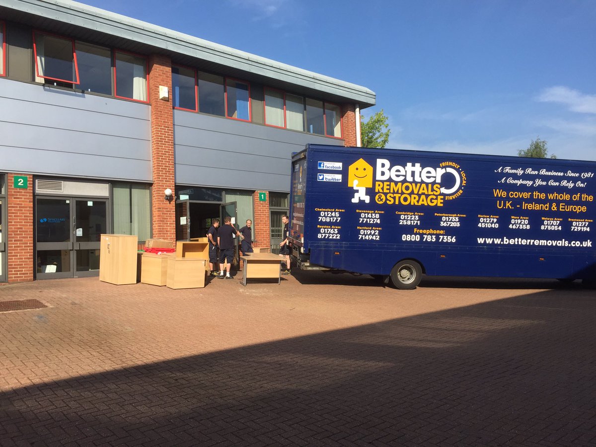 betterremovals's tweet image. Office relocation in Hertford.  Day 3 of 5.  #BetterCommercialMoves.   18 guys today working hard in the heat
