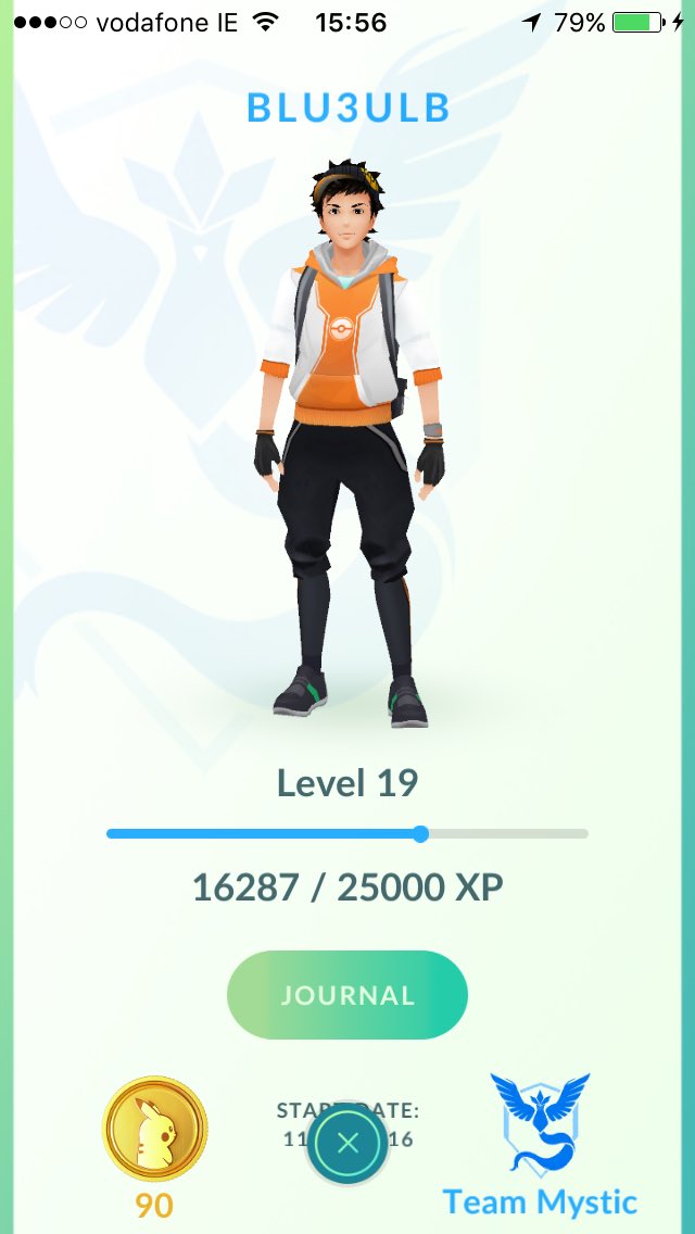 DomandaGaming's tweet photo. Getting there :D #SoonToBeTheBest #TeamMystic https://t.co/n4zLTq4wBC