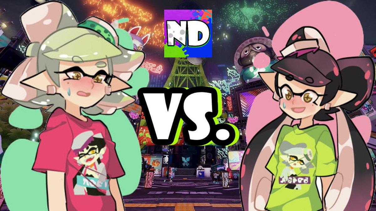 Watch @Nintendome’s amusing Callie vs. Marie #Splatfest dance battle! youtube.com/watch?v=UV6PQm…