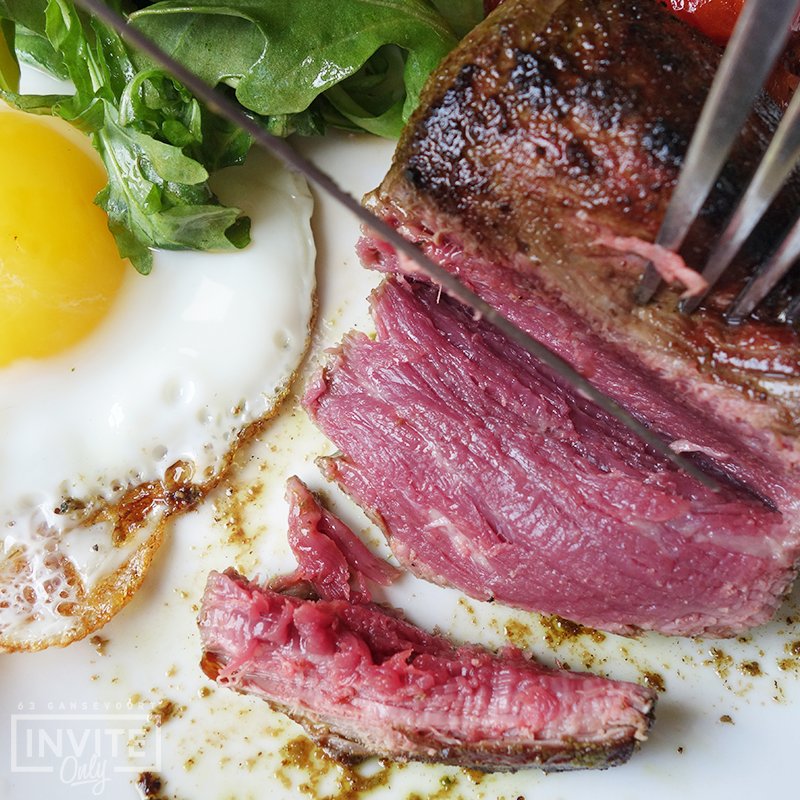 The perfect morning combo 🍳 #SteakandEggs

#InviteOnlyNY #Meatpacking #NYC #Brunch