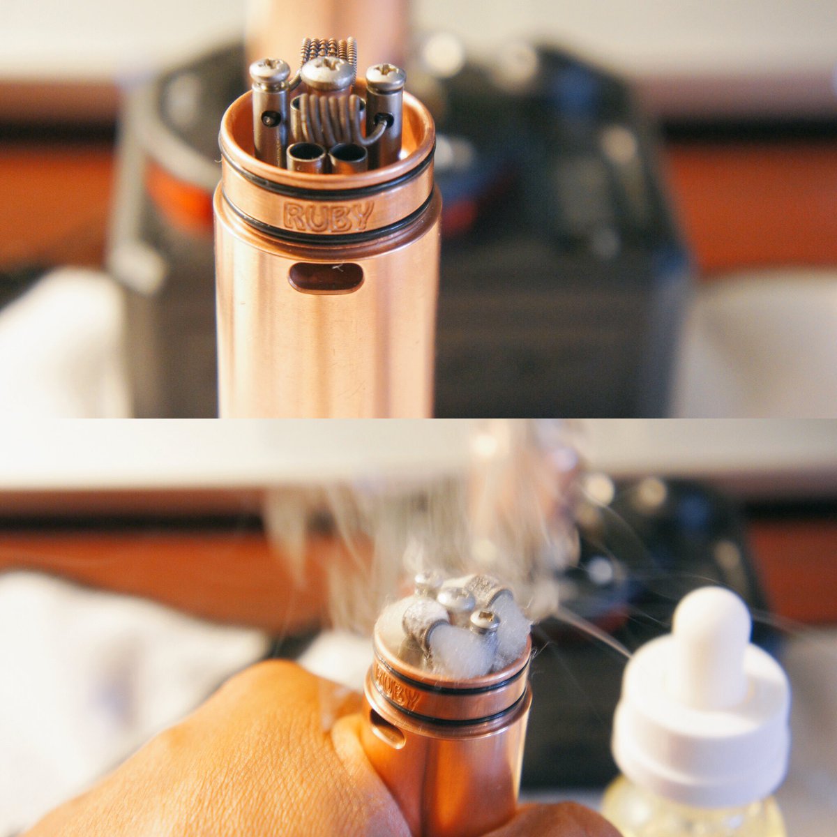 SpartanVapors's tweet photo. Morning prep #vape #vapefam #vapelife #NotBlowingSmoke #vapeporn #cloudchaser #Subohm #Vapenation #vapelyfe #rubymod https://t.co/u1t3ibW5FA