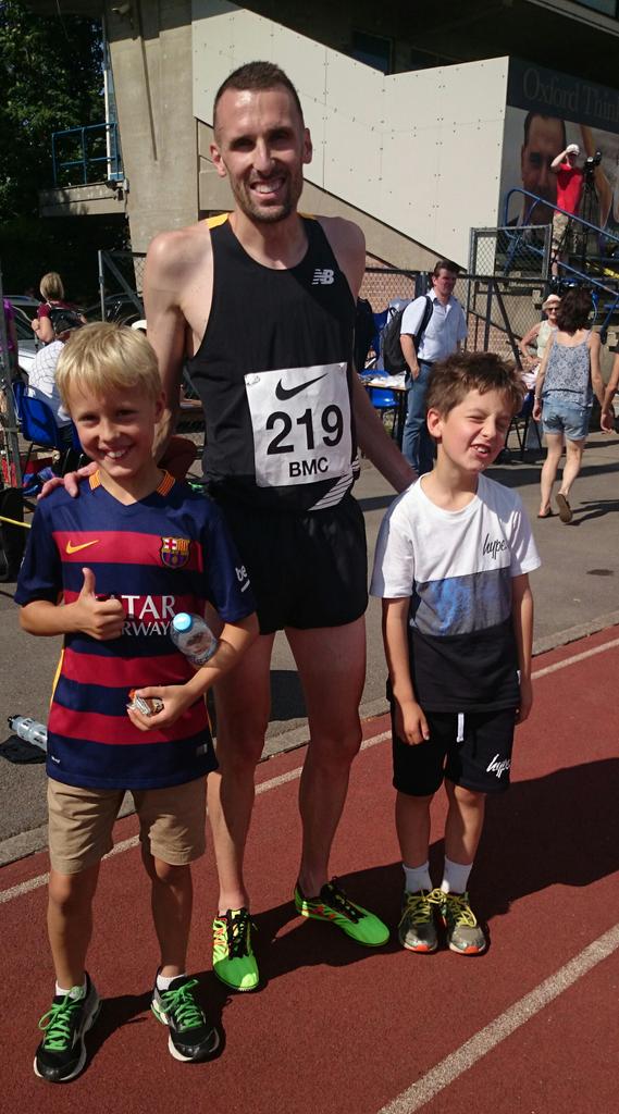 A win for <a href="/runbadders/">Andy Baddeley</a> in 3.59.5 for the Mile Bmc...#perfect