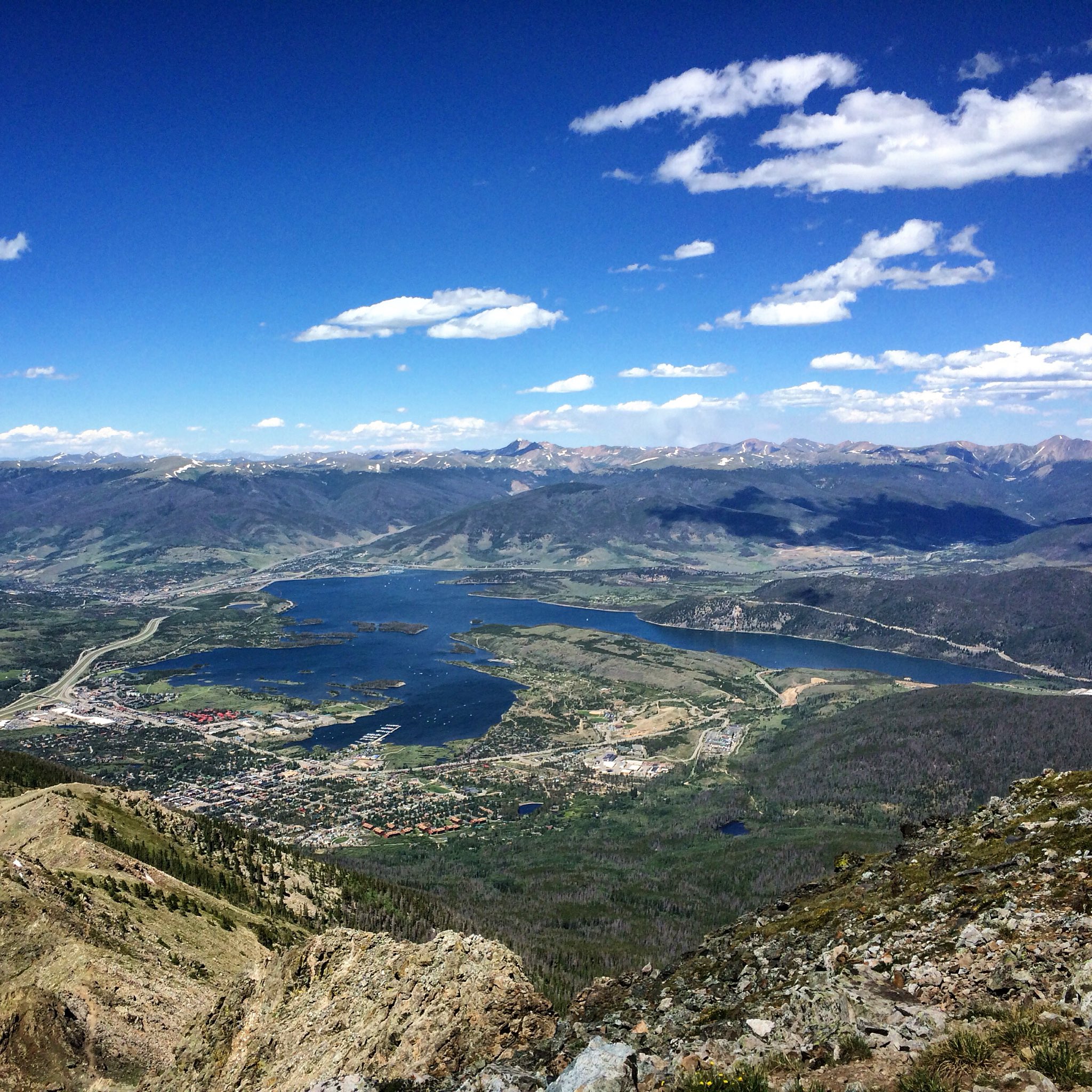 Summit Rentals on Twitter "Frisco looks from the top of Peak