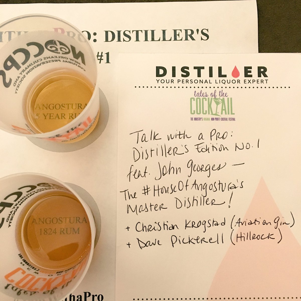 AngosturaHouse's tweet photo. It's never too early to sip some #rum, #amirite? 😉 #TOTC #TalkWithAPro #HouseOfAngostura https://t.co/5NfZ9wZo36