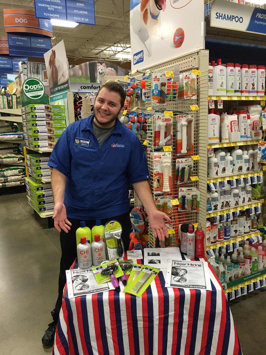 petsmart1029's tweet photo. Our Meet the Stylist event is today until 2! We're here to help you keep your pet happy and healthy! @KSpadeGuyton https://t.co/2Qfs2op1e9