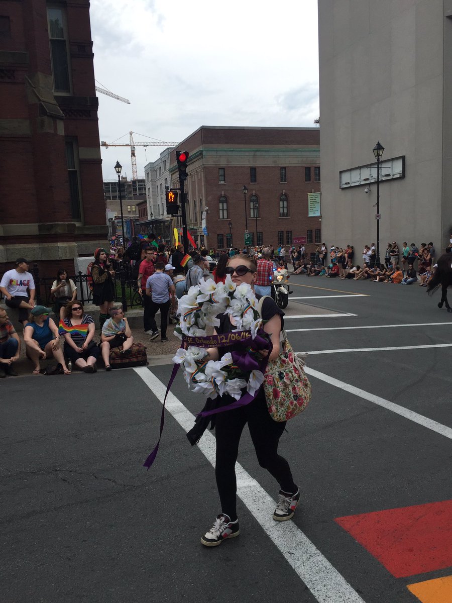 bitcointrader_q's tweet photo. Wreath for Orlando ❤️ #hfxpride https://t.co/o5VENL06HS