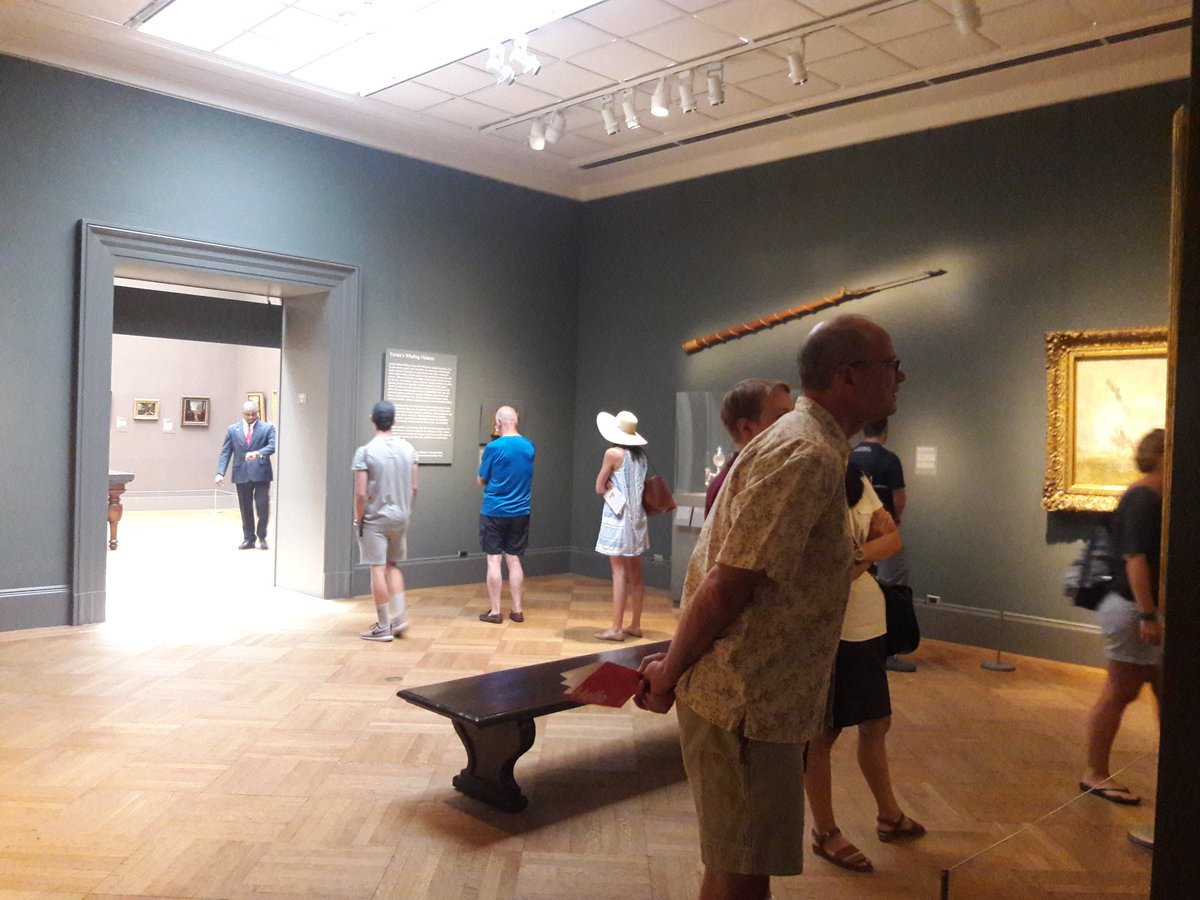 kat_long's tweet photo. Tons of people at this small exhibit! Interest in #whaling #history is strong #MetTurner https://t.co/QZTovaPUPu