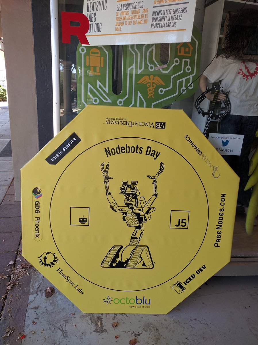 About to start!  <a href="/nodebotsday/">NodeBots Day</a> PHX