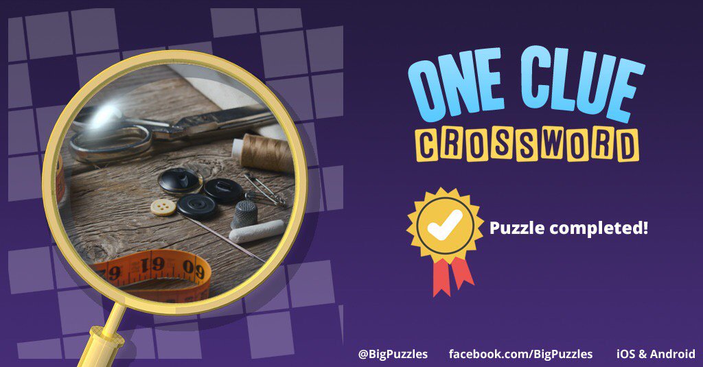 I completed a puzzle in One Clue Crossword. Play now for free!
onecluecrossword.com #OneClueCrossword