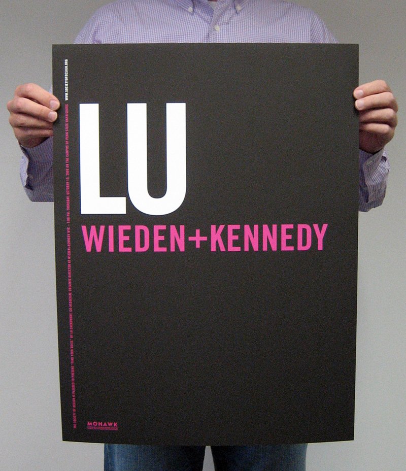 societyofdesign's tweet photo. First poster for first event featuring Lu Chekowsky - now at @comedycentral https://t.co/0XHfLxvLOd