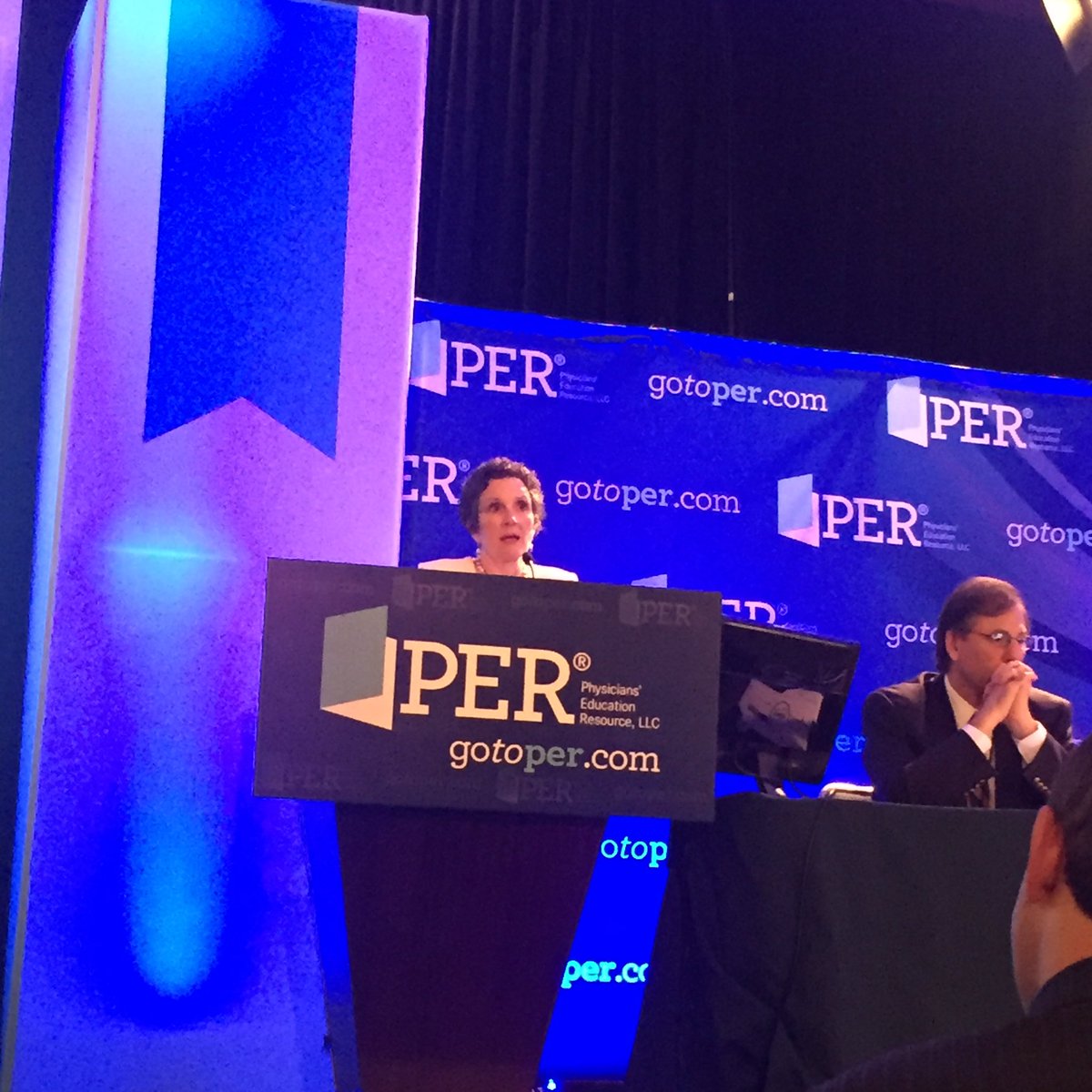 gotoPER's tweet photo. Dr. Joyce O'Shaughnessy discusses comprehensive genome testing for breast cancer patients! #PER_IBC https://t.co/vFPW9Bwx8k