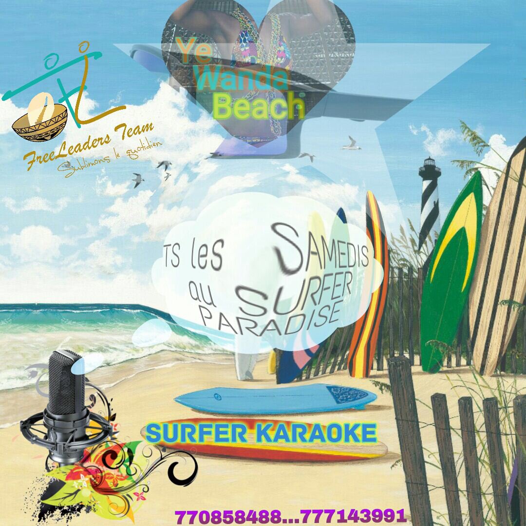 BoromDkr's tweet photo. YE WANDA BEACH tous les Samedis au Surfer Paradise sur la corniche des Almadies Entrée Gratuite Cons Obligatoire 🌴🍸🍹 https://t.co/JoOFw6kEmW